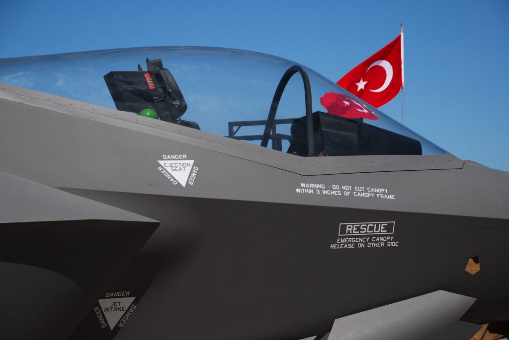 Turquia quer F-35 e MIM-104 Patriot sem pré-condições (Foto: Lockheed Martin).