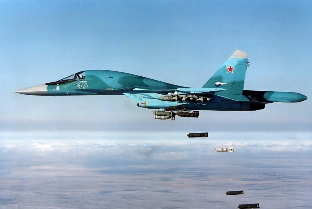 Rússia aumenta para 3h o tempo médio dos ataques aéreos. Foto: MoD Russo.