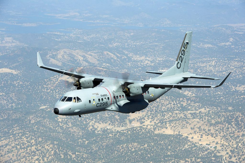 Airbus vende 56 C-295MW para Índia. A IAF se torna o 33º operador de todas as versões do C295 (Foto: Airbus).