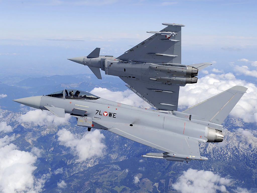 Turquia anuncia que poderá adquirir caças Eurofighter Typhoon (Foto ilustrativa: AAF).