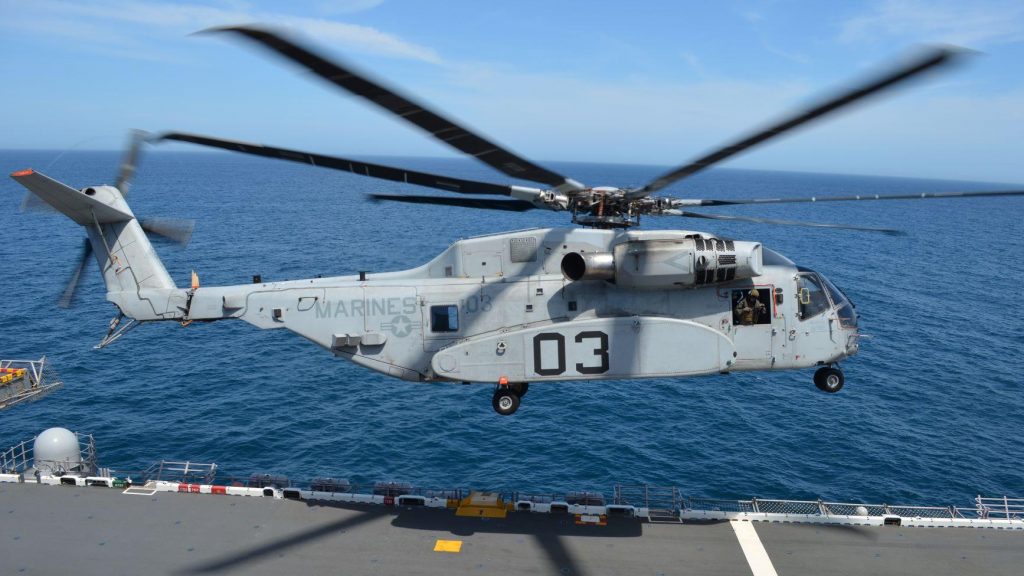 Alemanha irá retomar a compra helicópteros pesados. Na imagem o novo CH-53K (Foto: US Navy).