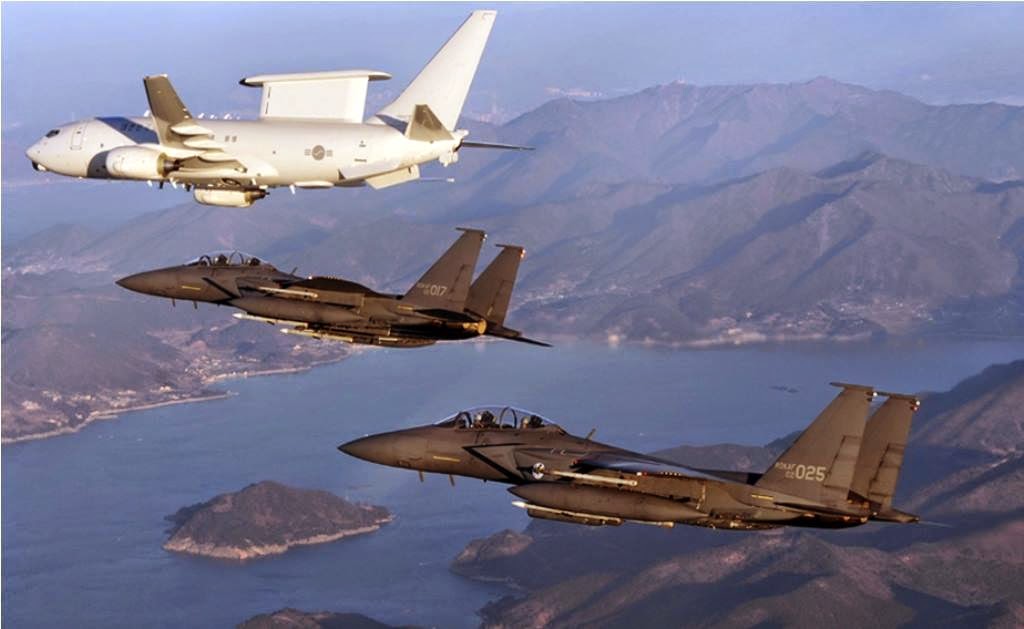 O Top 10 das Forças Aéreas em 2022. A Coreia do Sul fecha o top 5 com a quinta maior frota mundial (Foto: China Military).