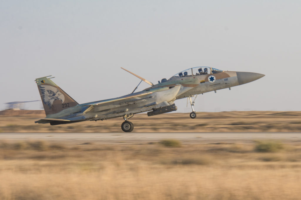 A IAF atacou alvos em Gaza e com a situação de hoje, deve voltar a ataque a Palestina nas próximas horas (Foto: IAF).