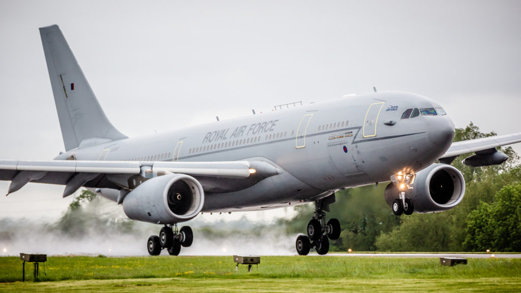 Quantas surtidas voa a RAF? Airbus Voyager KCMk2/3= 5855 sortidas (Foto: RAF).