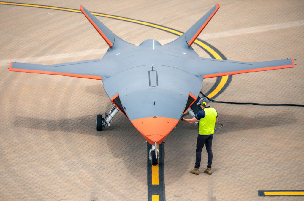 USAF terá esquadrão experimental de drones Loyal Wingman (Foto: Boeing).