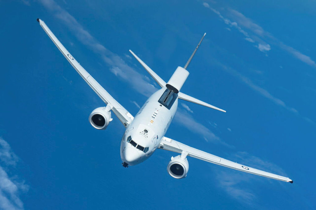 Canadá quer gastar até US$ 3,65 bilhões em aeronaves AEW. Boeing E-7A Wedgetail. Foto: RAAF.
