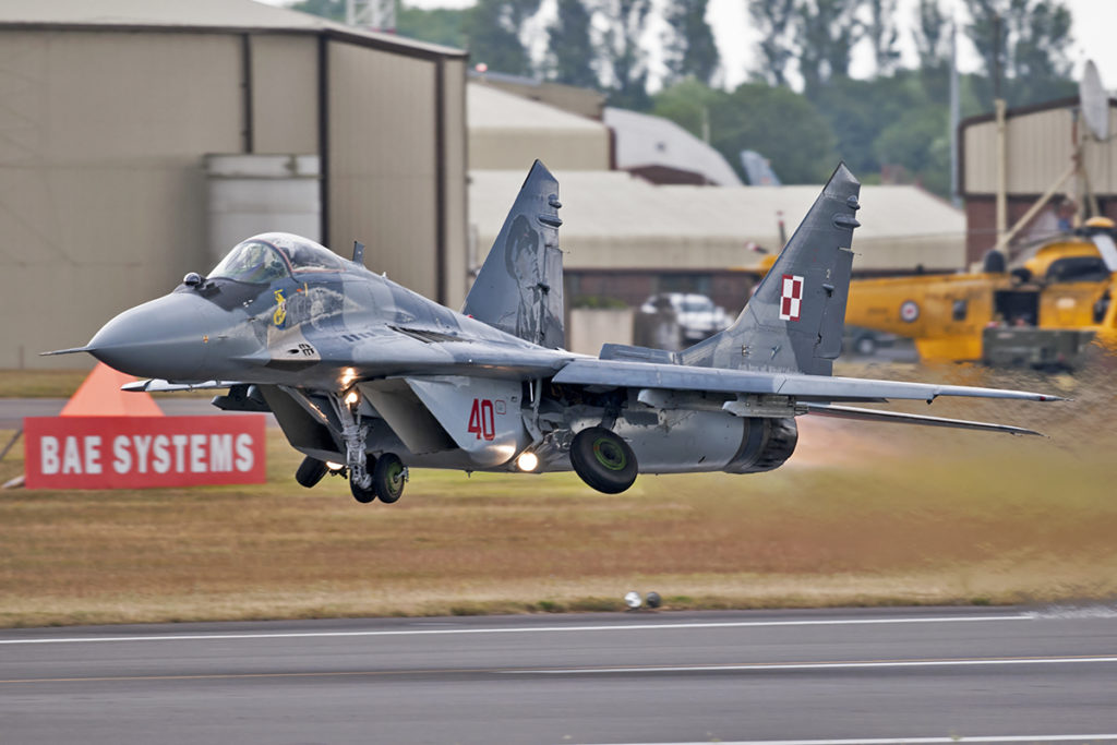 Polônia entregou os primeiros MiG-29 para a Ucrânia (Foto ilustrativa: via Siły Powietrzne).