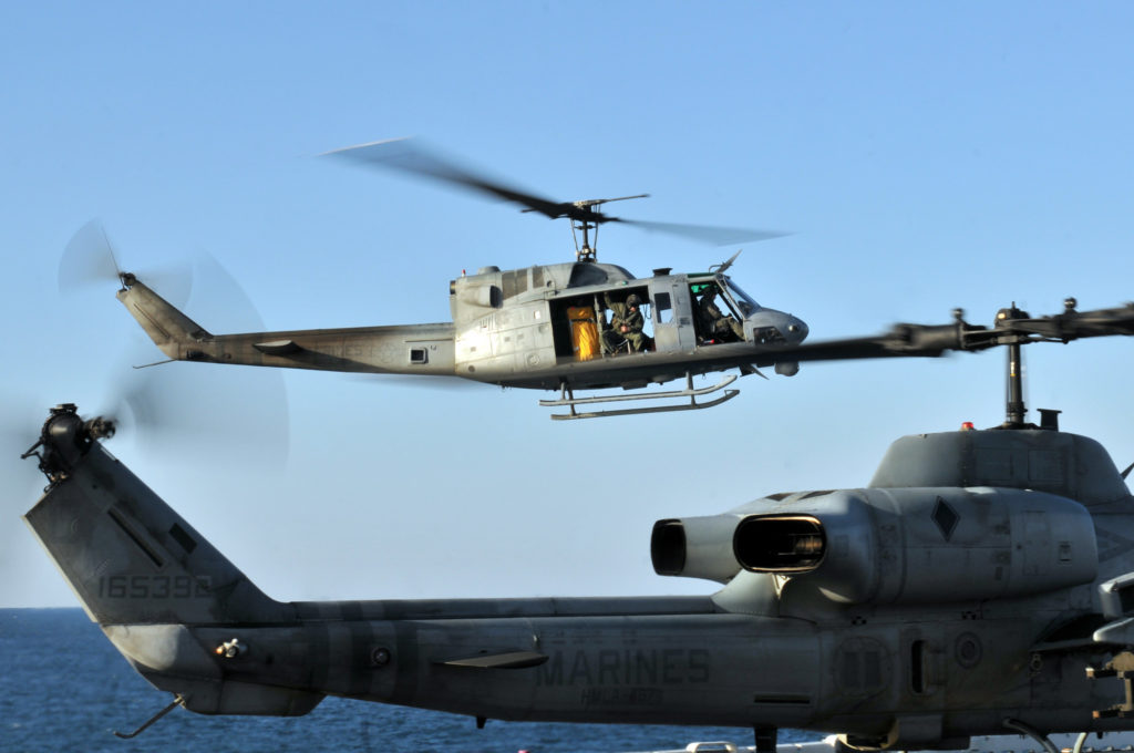 A frota total de UH-1Y do USMC chegou a 160 aeronaves e deverá voar até 2040 (Foto: USN).