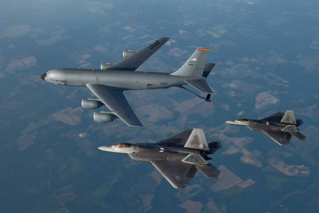 O Top 10 das Forças Aéreas em 2022. OS EUA continuam no topo do ranking (Foto: USAF).