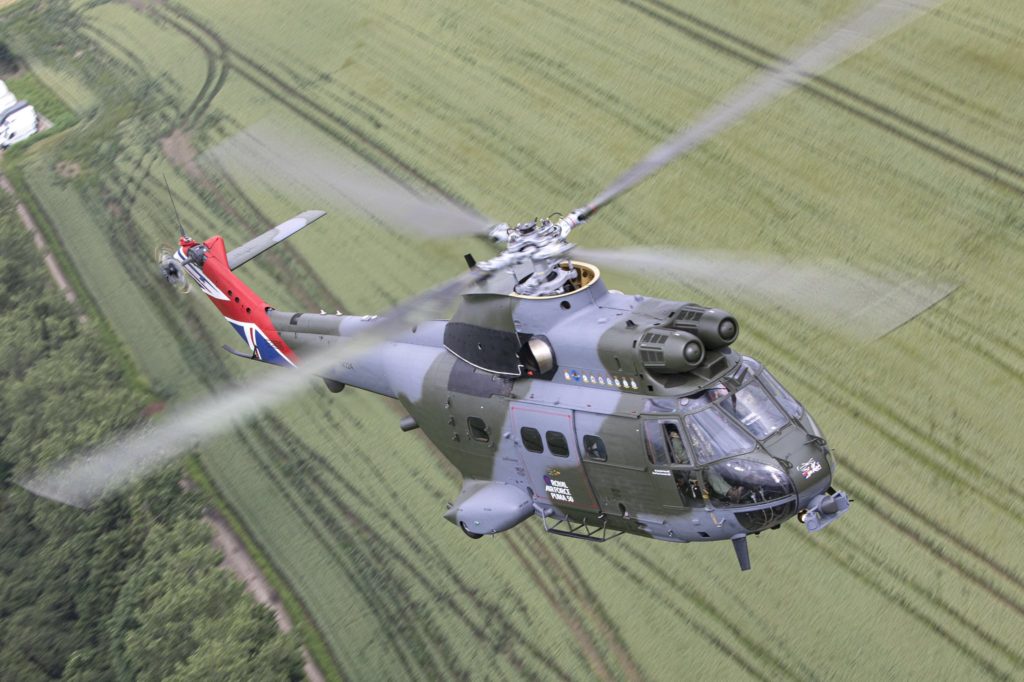 RAF: Puma HC2 poderá continuar até em serviço 2028 (Foto: RAF).