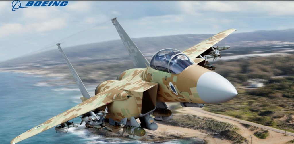 Israel quer o F-15EX (F-15IA). A IAF espera poder adquirir de 20 a 25 F-15IA, a versão israelense do F-15EX (Foto: Boeing).