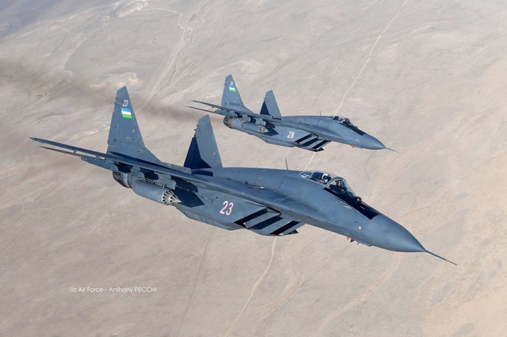 Um MiG-29 do 60th Separate Mixed Aviation Brigade da Força Aérea do Uzbequistão colidiu com o A-29 afegão dia 15 de agsoto (Foto: Anthony Pecchi).