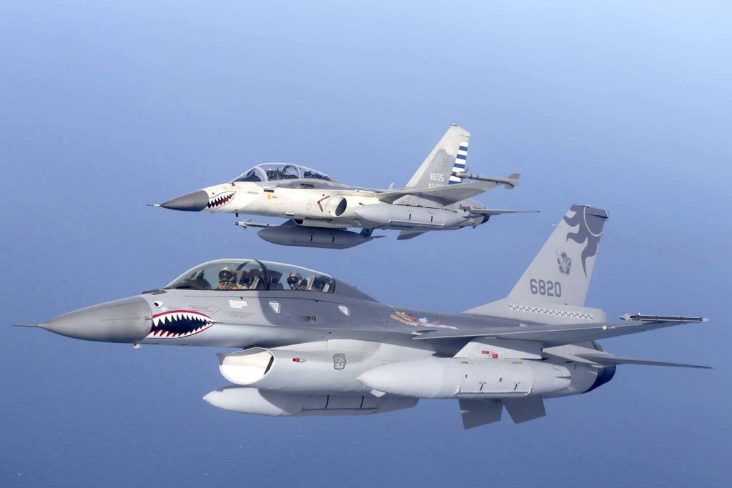 Taiwan pede aos EUA que acelere as entregas dos F-16V. Atualmente a RoCAF possui uma frota de 141 F-16A/B sendo convertidos para F-16V Block 70 (Foto: RoCAF).