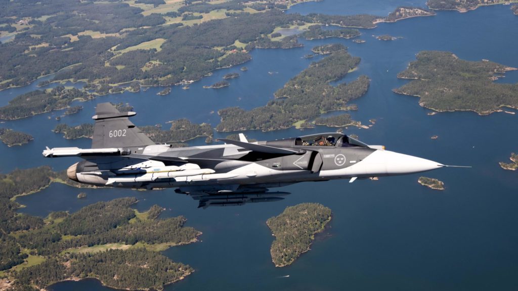 FMV concede contrato para o Saab Gripen E (Foto: Saab).