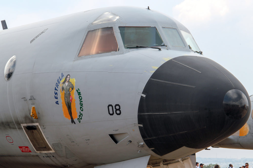 Detalhe do FAB 7108 durante um evento na Base Aérea de Brasília, em 2015 (Foto: André Werutsky).