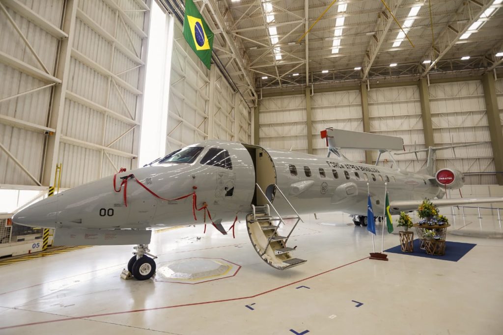 FAB recebe o terceiro Embraer E-99 Modernizado (Fotos: FAB).