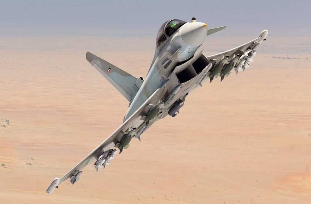 Kuwait recebe seus primeiros Eurofighters. Os dois novos caças devem chegar o Kuwait semana que vem (Arte: Eurofighter).