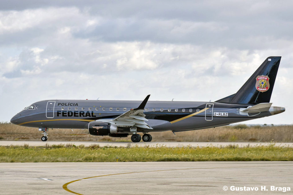 Polícia Federal vai operar dois Embraer 175 (Foto: Gustavo H. Braga, via Redes Sociais).