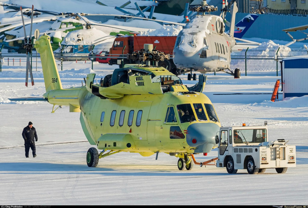 Primeiro Mi-38 do Serviço de Proteção Federal Russo (Foto: Oleg Podkladov (russianplanes.net).