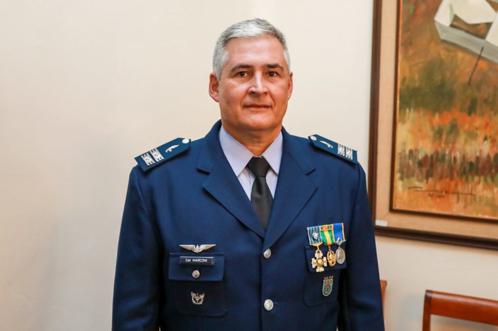 Coronel Intendente Marconi Bentes Mangabeira Rocha Junior, novo Diretor do CELOG (Fotos: FAB).