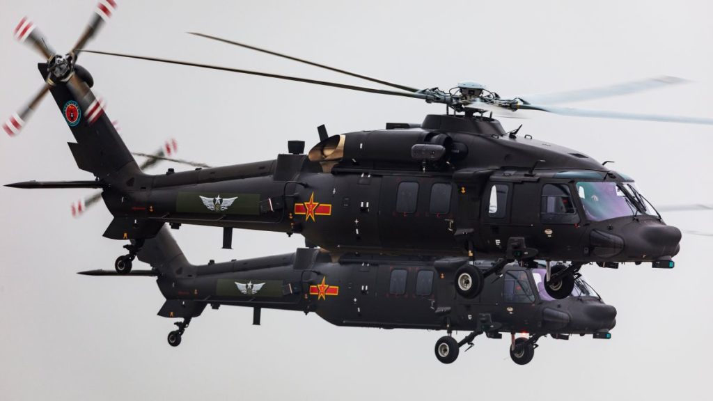 China estaria desenvolvendo um helicóptero furtivo (Foto: PLA).