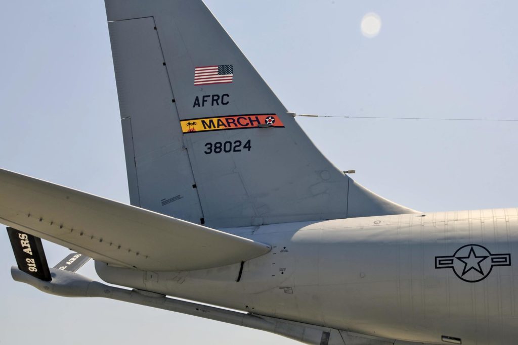 USAF anuncia March ARB como preferencial para receber o KC-46 Pegasus (Foto ilustrativa: USAF).