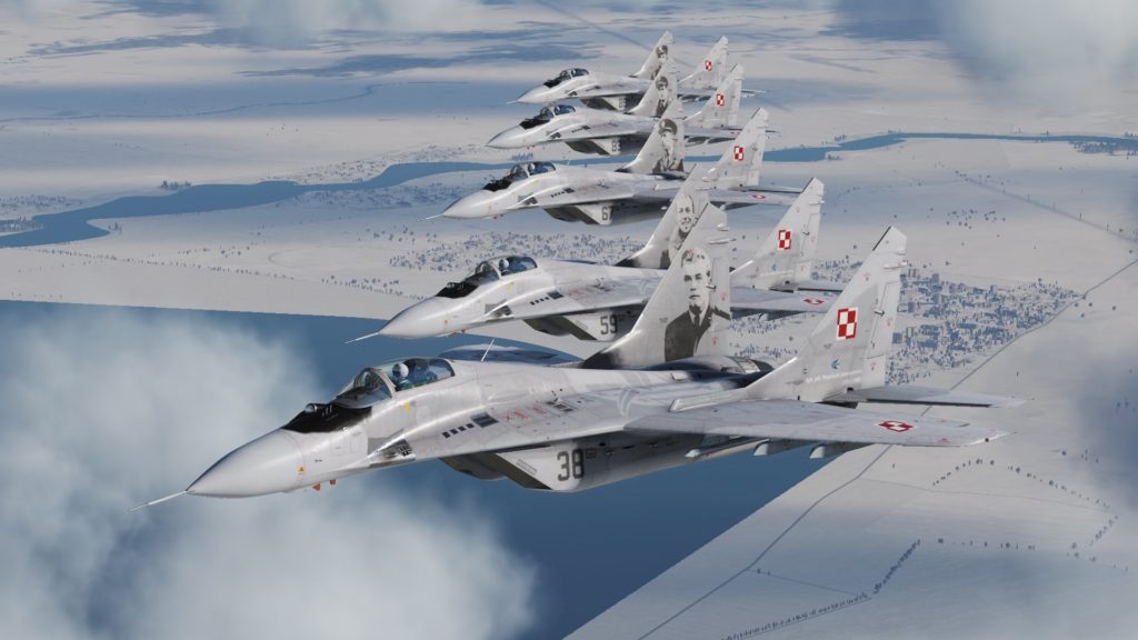 A Polônia já entregou dez MiG-29 para a Ucrânia (MoD Polônia).