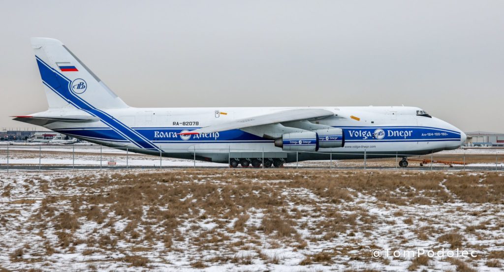 A intrigante "ponte aérea" Rússia-China com An-124 e Il-76 da Volga Dnepr (Foto ilustrativa: Tom Podolet).