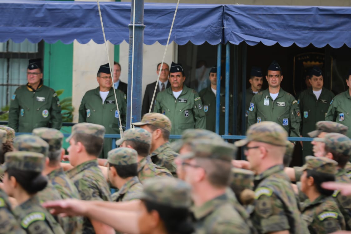 Comandante da FAB visita Organiza es Militares do Sul do Pa s