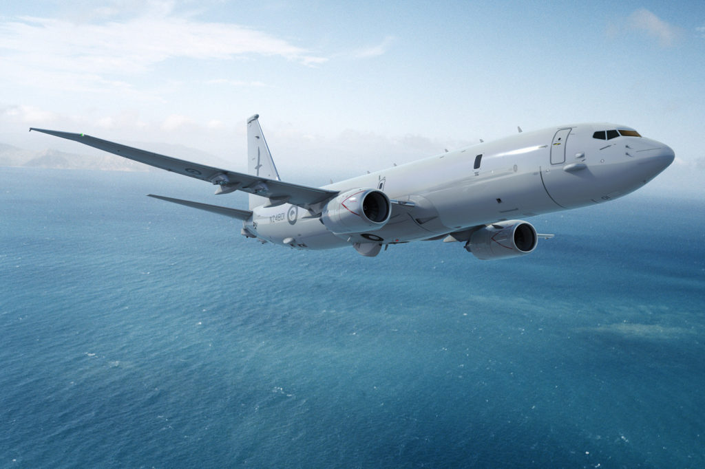 Lançada a quilha do primeiro Boeing P-8A Poseidon da Nova Zelândia (Fonte: Boeing).