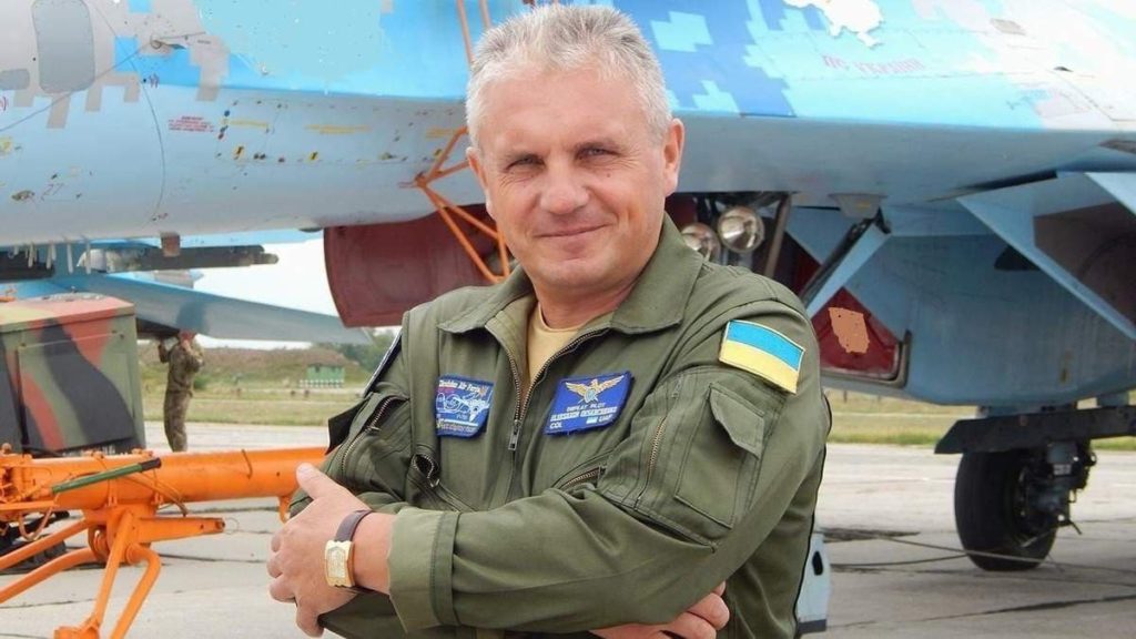 Ucrânia: Cel Oksanchenko, piloto de demonstração de Su-27, abatido em combate (Foto: UAF).