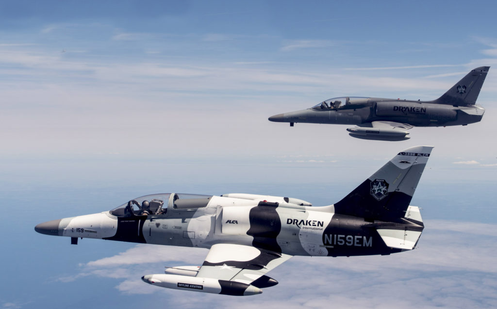 USAF não renovará o contrato com a Draken. Contrato vence em julho de 2022 e não será renovado pela USAF para as operações em Nellis (Foto: Draken).