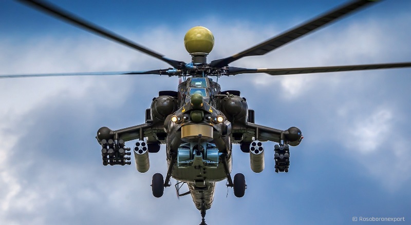 O acordo ainda contempla 28 Mi-28NE. Foto: Rosobonextport.