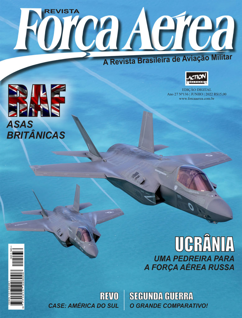 Matéria de Capa RFA 136 – junho 2022. A edição 136 da Revista de Aviação Miliar Brasileira traz  um perfil atual  e a ordem de batalha da Royal Air Force — a RAF.
