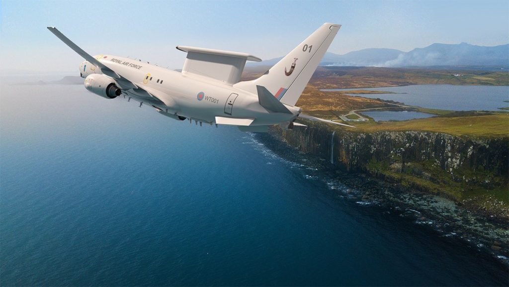 El Comité de Defensa del Reino Unido advierte sobre la reducción de la flota de E-7 Wedgetail.  Foto: Ministerio de Defensa del Reino Unido.