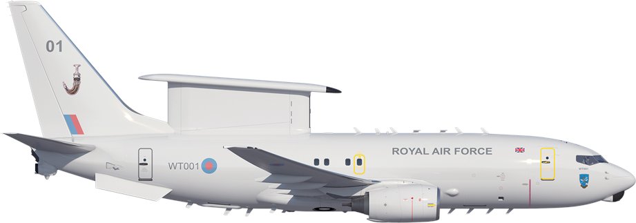El Comité de Defensa del Reino Unido advierte sobre la reducción de la flota de E-7 Wedgetail.  Arte: Ministerio de Defensa del Reino Unido.
