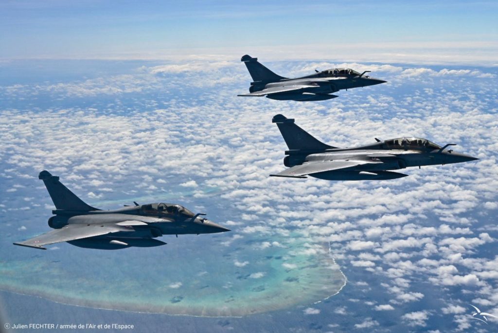 Força Aérea Francesa realiza missão de 18 mil quilômetros (Fotos: @Armee_de_lair).