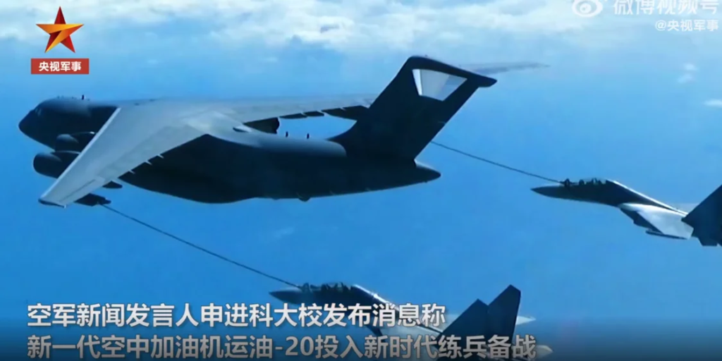 Força Aérea Chinesa encomenda aviões-tanque Xian YY-20 (Fonte: CCTV).
