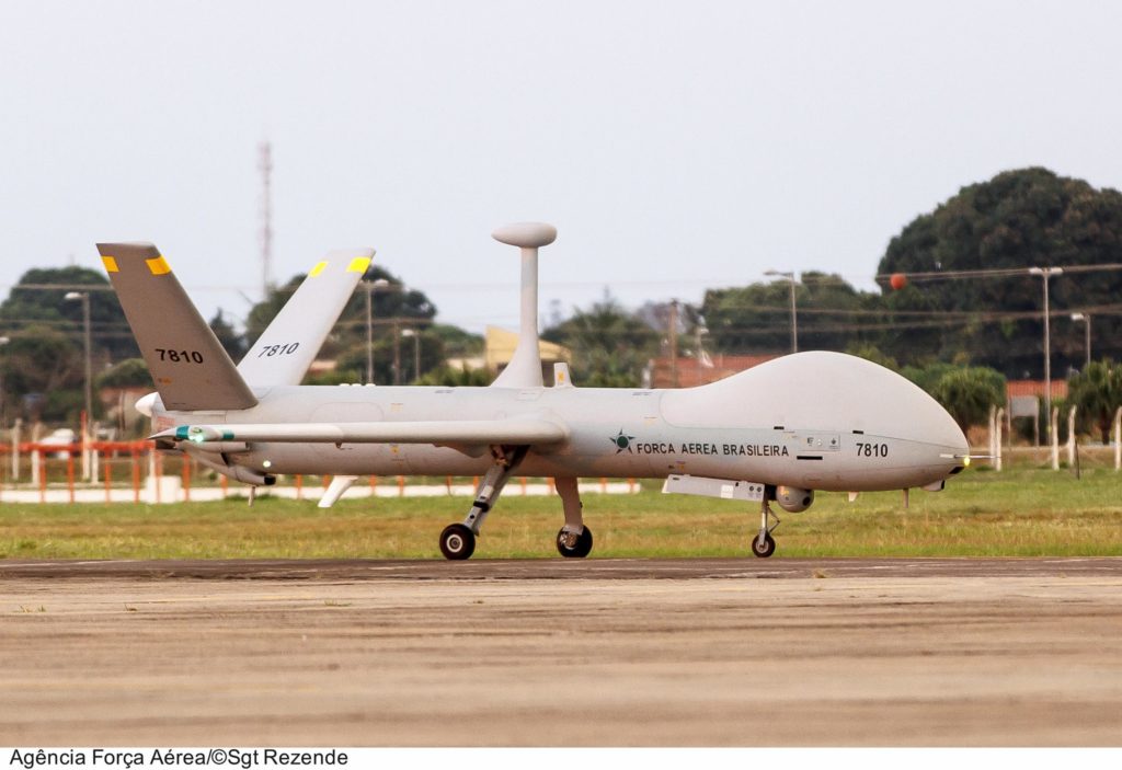 Esquadrão Hórus da FAB realiza primeiro voo de traslado do UAV RQ-900 Hermes (Foto ilustrativa: FAB).