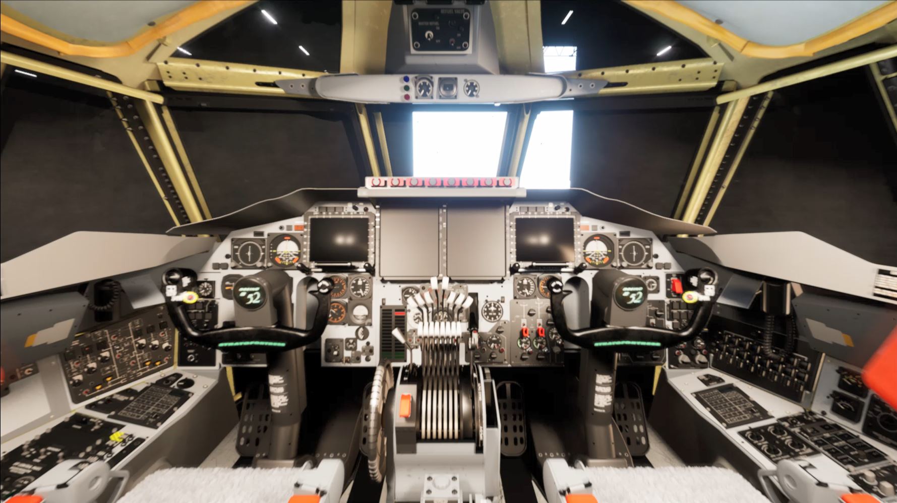 Cockpit Do Novo Bombardeiro B 52 Stratofortress Modernizado Força Aérea 8802