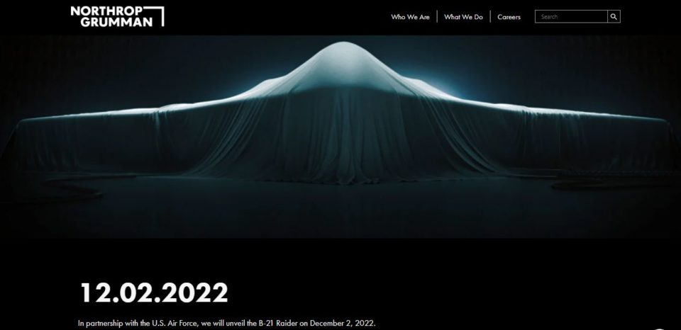 Northrop Grumman Fornece Detalhes Do B-21 Raider Horas Antes Do Seu ...