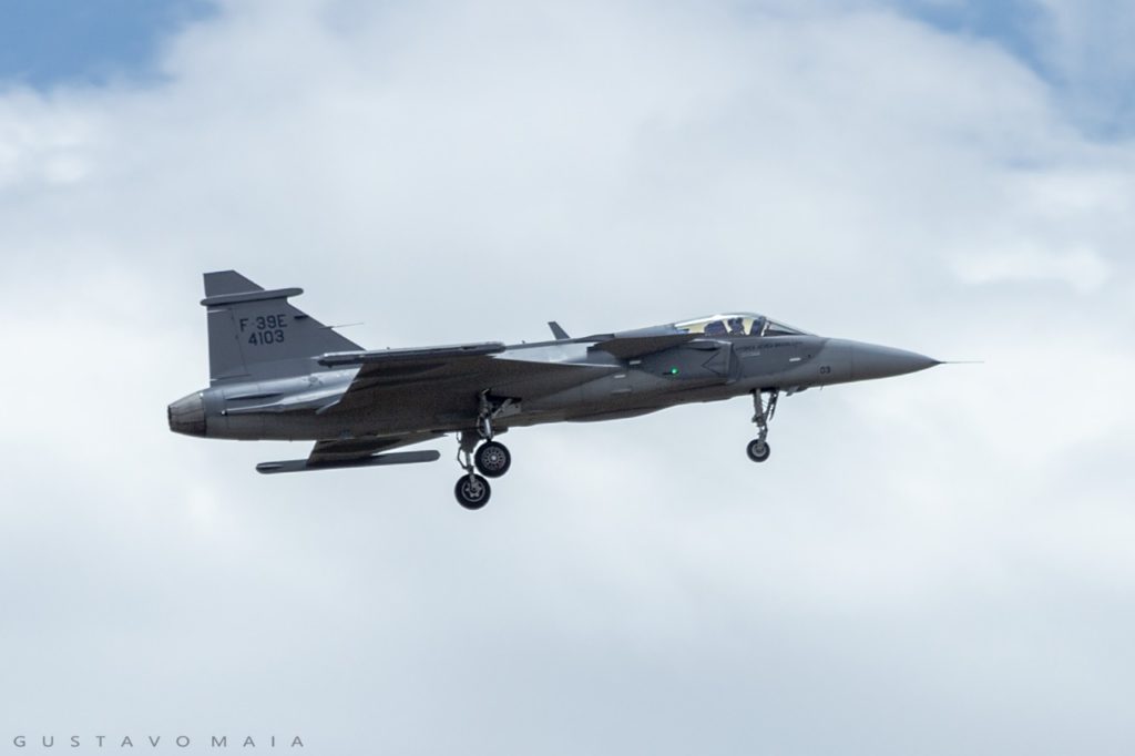 Estão em Anápolis os dois primeiros F-39E Gripen do "Esquadrão Jaguar"