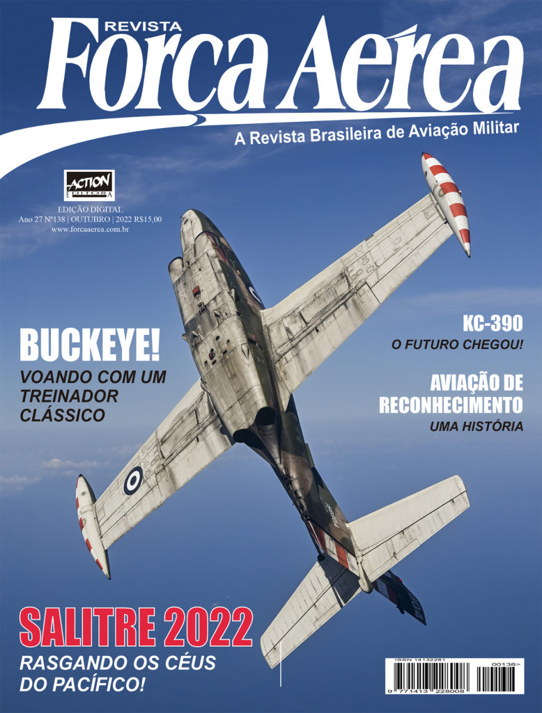 Matéria de Capa RFA 138 – Outubro de 2022. A edição 138 da Revista de Aviação Miliar Brasileira mostra o Exercício Salitre IV em Antofagasta no Chile.