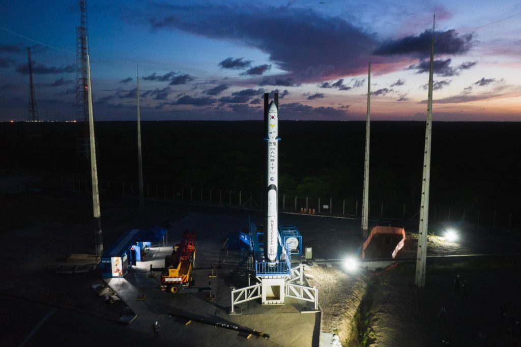 Adiado o lançamento do foguete sul-coreano no CLA em Alcântara (Foto: FAB).