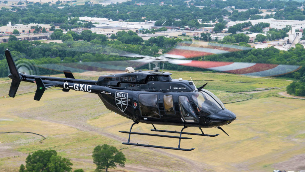 Ministério da Defesa da Argentina comprou seis helicópteros Bell 407GXi (Foto ilustrativa: Bell Textron).