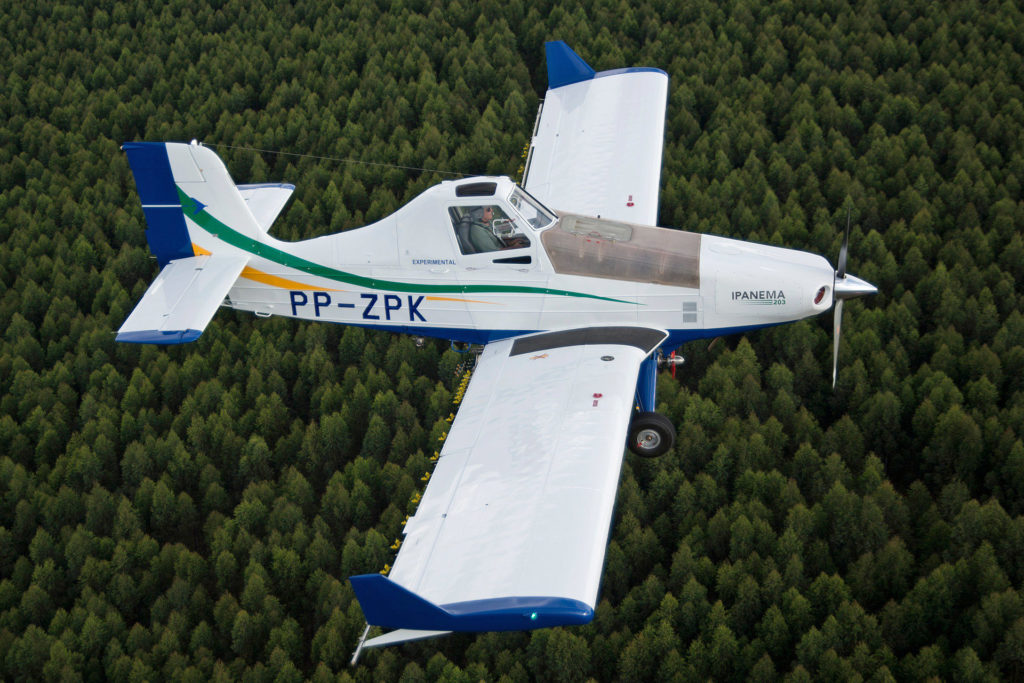 Embraer anuncia recorde de vendas do seu avião agrícola Ipanema 203 (Foto: Embraer).