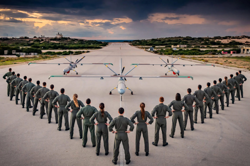 "A Cobra Negra" - o Esquadrão de drones de combate da Força Aérea Israelense (Fotos: IAF).
