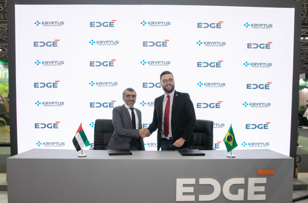 EDGE y Kryptus firman acuerdo de colaboración en LAAD 2023
