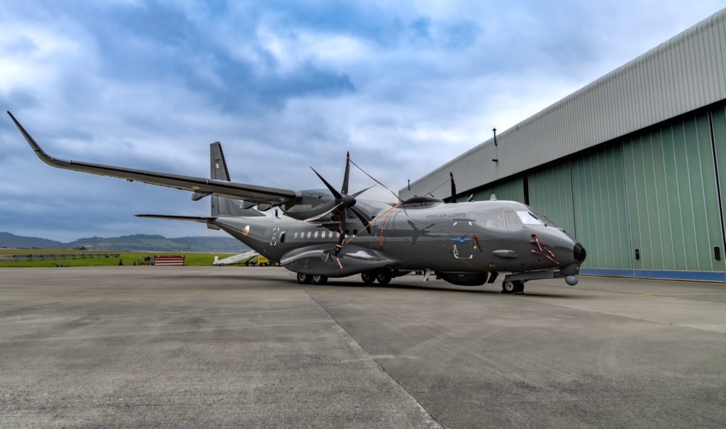 Irish Air Corps recebeu o primeiro Airbus C295 MPA (Foto: IAC).