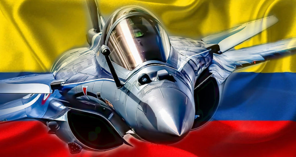 Presidente colombiano se encontra com a Dassault para conversas sobre os caças Rafale (Foto:AAE).